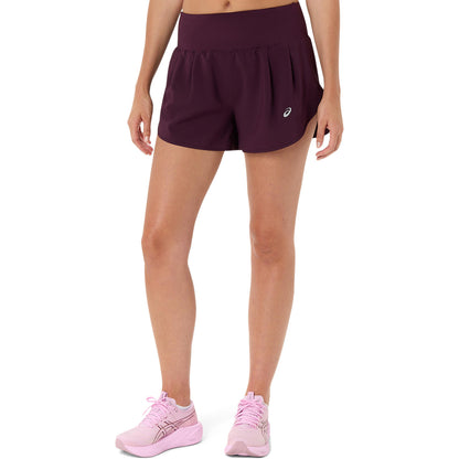 Asics Road 3.5IN Short Women's - Dark Aubergine
