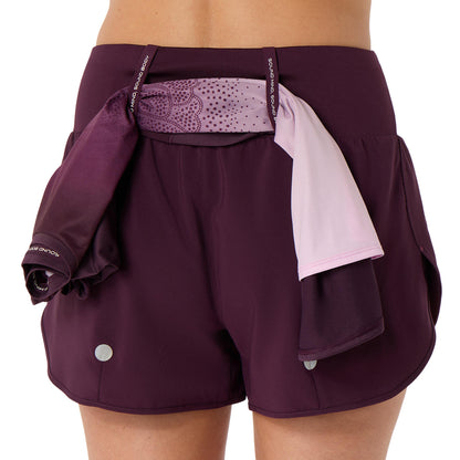 Asics Road 3.5IN Short Women's - Dark Aubergine