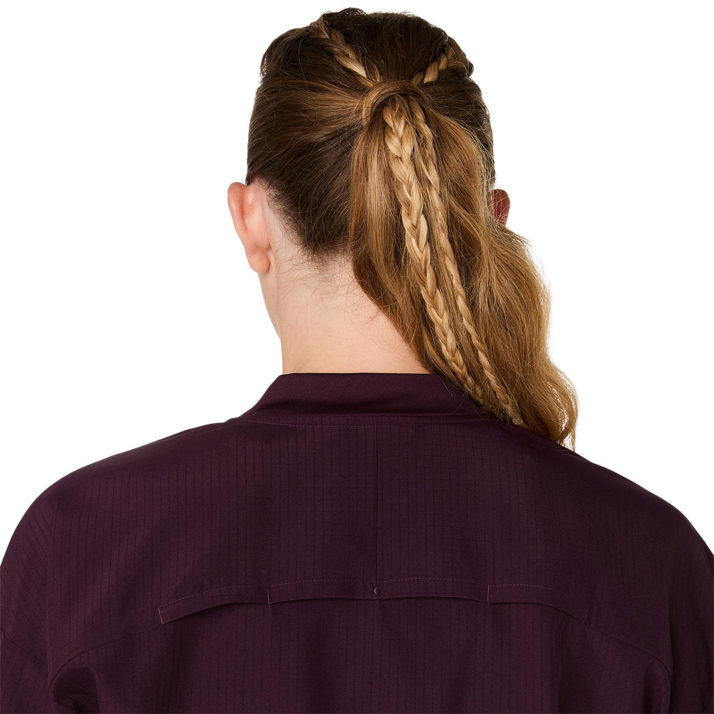 Asics Nagino Run Adjustable Jacket women's - Dark Aubergine