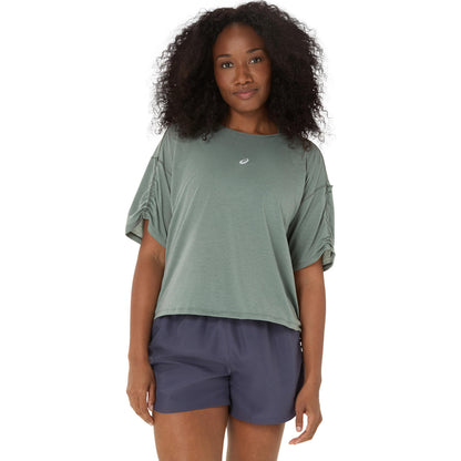 Asics Nagino Run Adjustable SS Top Women's - Monument Blue