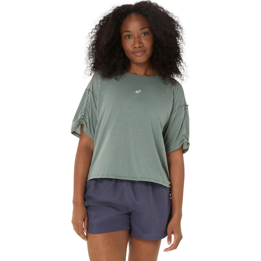 Asics Nagino Run Adjustable SS Top Women's - Monument Blue