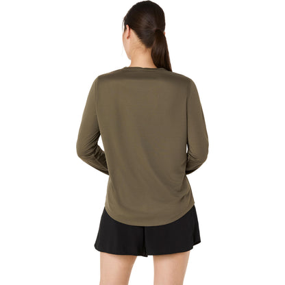 Asics Core LS Top Women's - Dark Olive