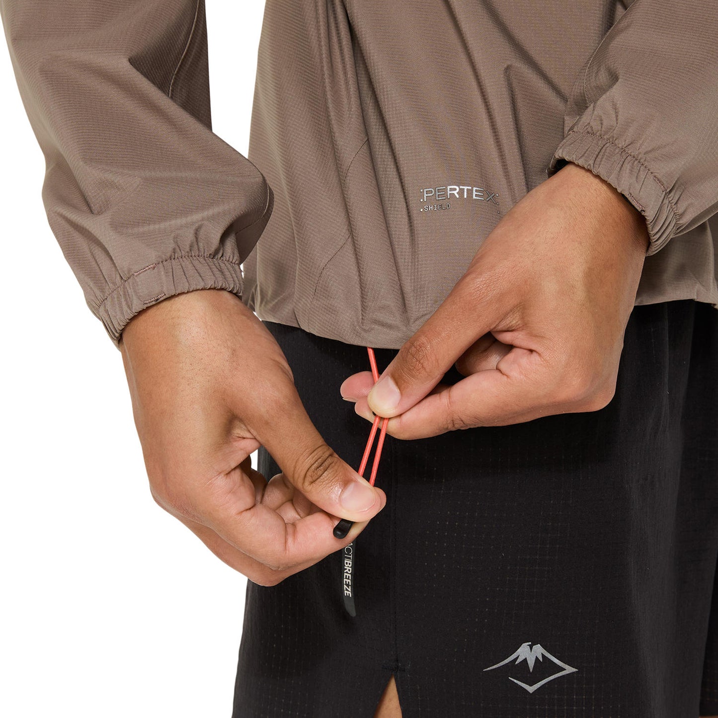 Asics Fujitrail Elite Waterproof Jacket Women's - Taupe Grey