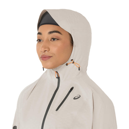 Asics Fujitrail Elite Waterproof Jacket Women's - Cream