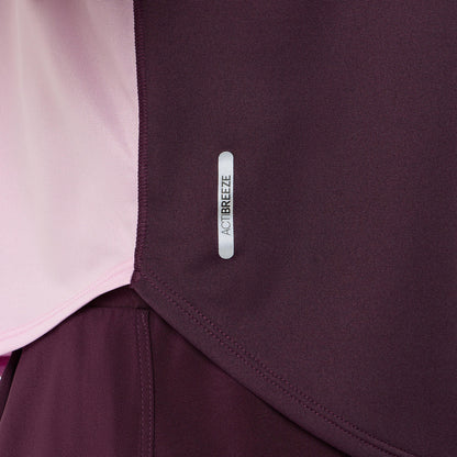 Asics Road Fade SS Women's top - Dark Aubergine/Hazy Lilac
