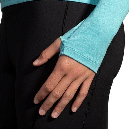 Brooks Dash 1/2 Zip 2.0 Women's - Hrt Aqua