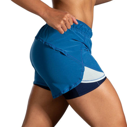 Brooks Chaser 5" 2-IN-1 Short Women's - The Sweat Shop