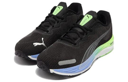 Puma Velocity Nitro 2 Fade Black-Electro Purple-Silver - The Sweat Shop