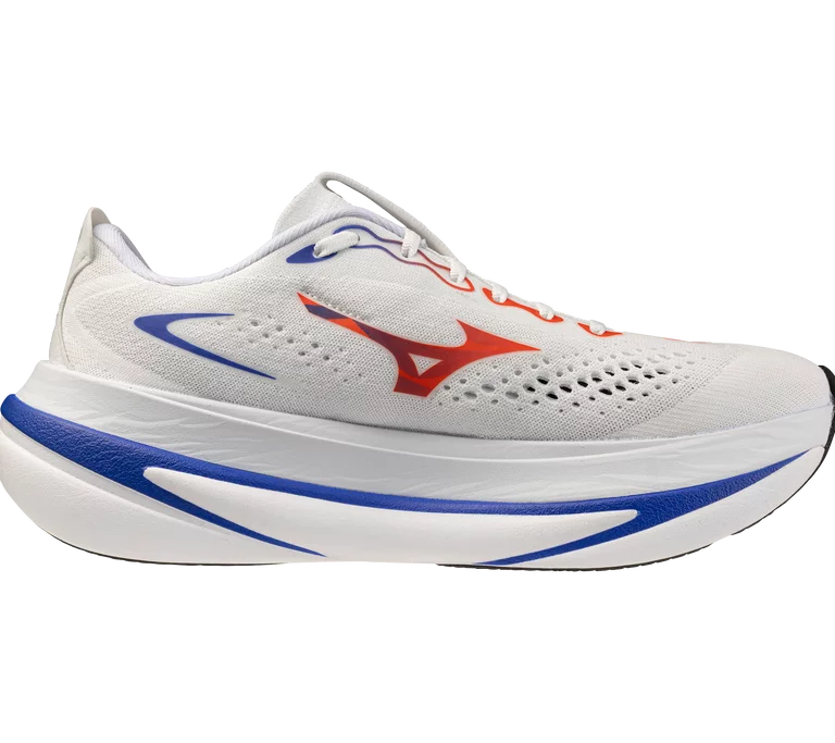 Mizuno Wave Sky Prime Men's - White/Orange