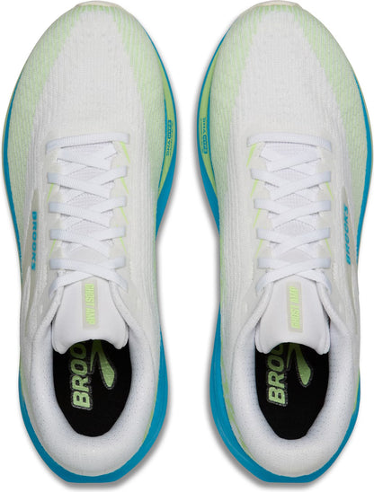 Brooks Ghost Amp - White/Blue/Green