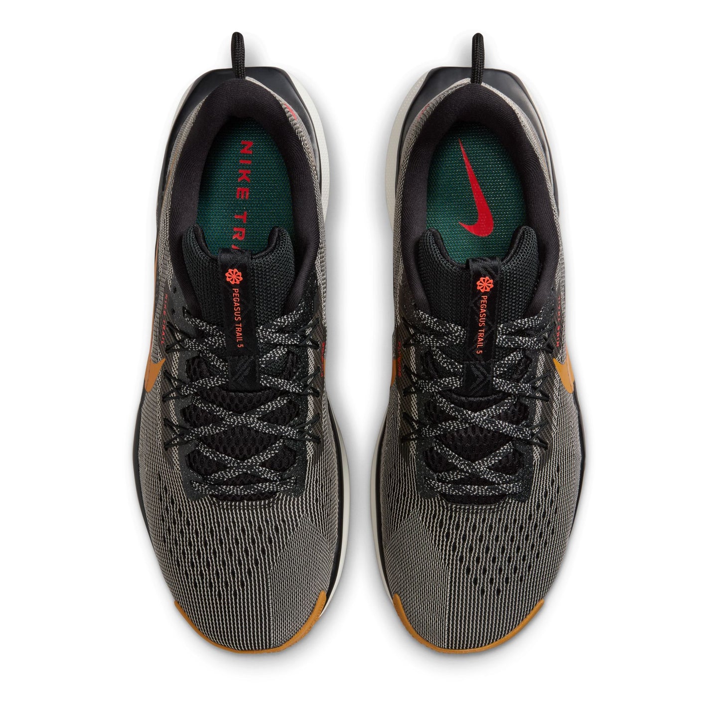 Nike React Pegasus Trail 5 Men's -Black/Desert Ochre-Fir-College Grey