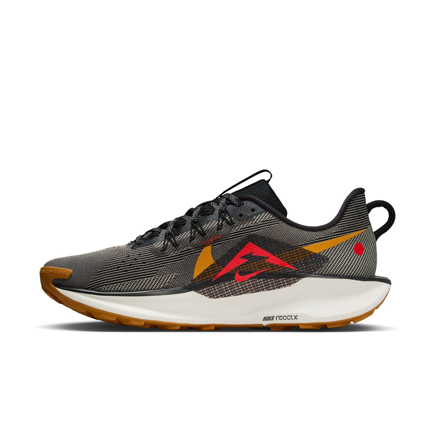 Nike React Pegasus Trail 5 Men's -Black/Desert Ochre-Fir-College Grey