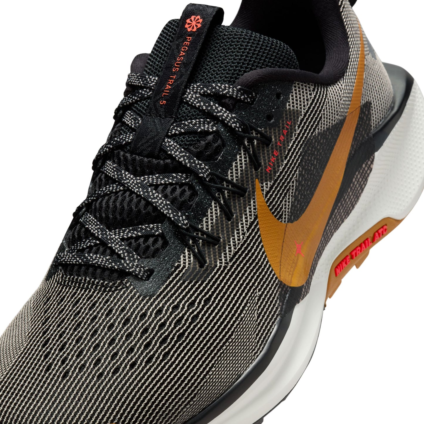 Nike React Pegasus Trail 5 Men's -Black/Desert Ochre-Fir-College Grey