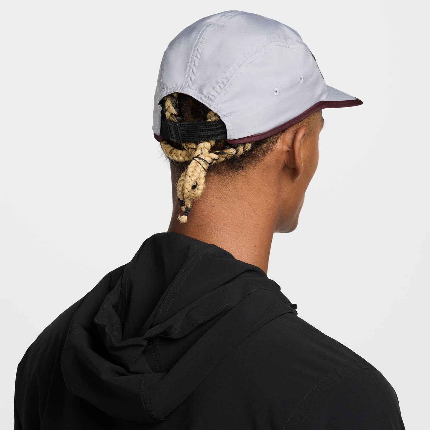 Nike Unisex Dri-Fit Fly Cap - Cement Grey/Burgundy – The Sweat Shop