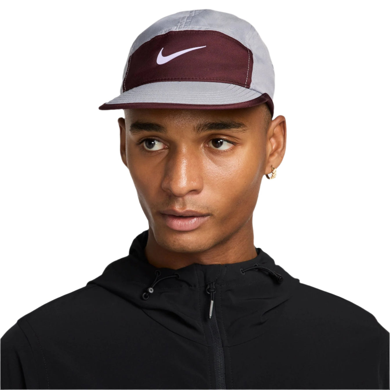 Nike Unisex Dri-Fit Fly Cap - Cement Grey/Burgundy – The Sweat Shop