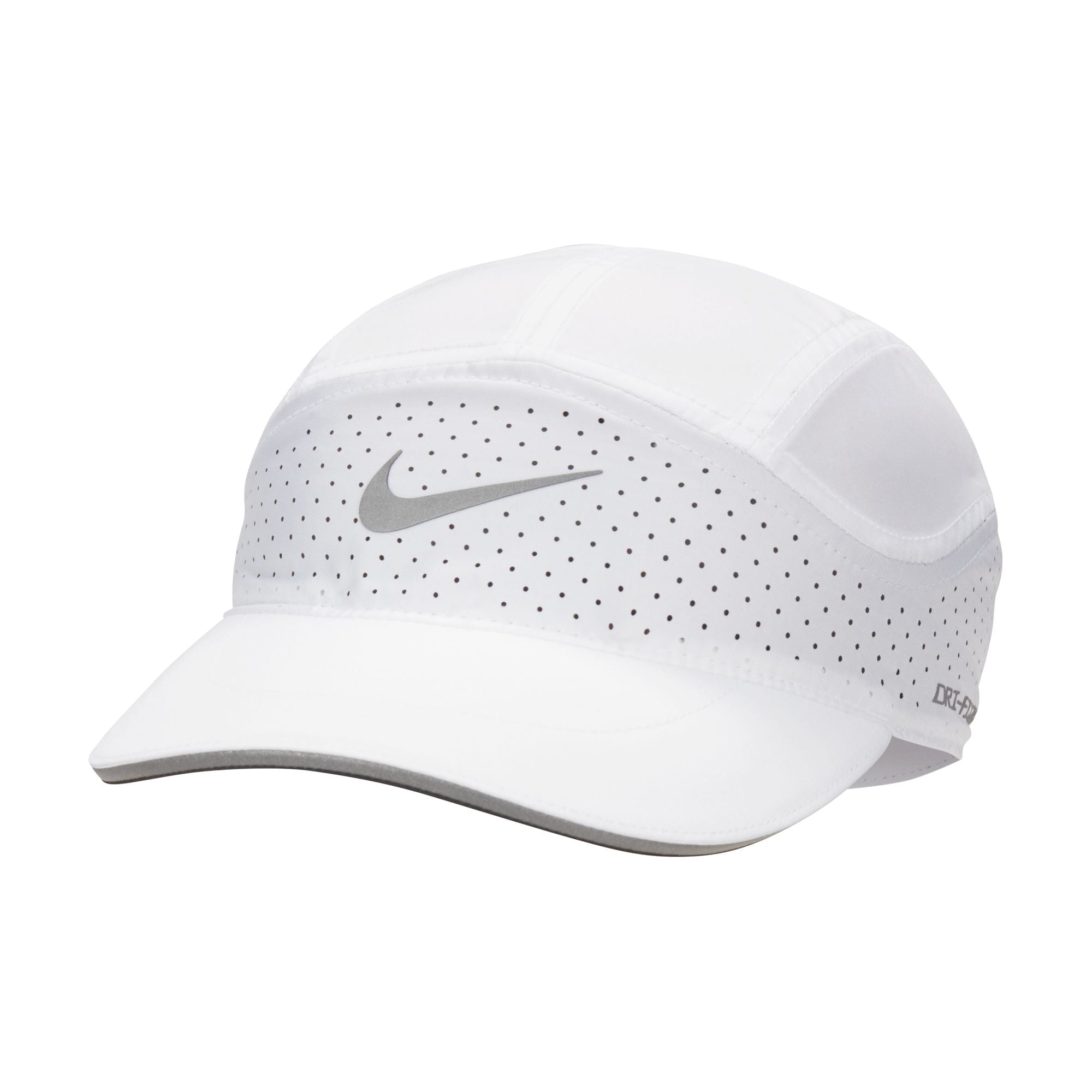 Nike Dri FIT ADV Fly Unstructured Reflective Design Cap Unisex White The Sweat Shop