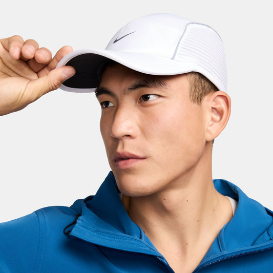 Nike Dri-FIT AVD FLY Unstructured AeroBill AeroAdapt Cap - White/Anthracite/Black