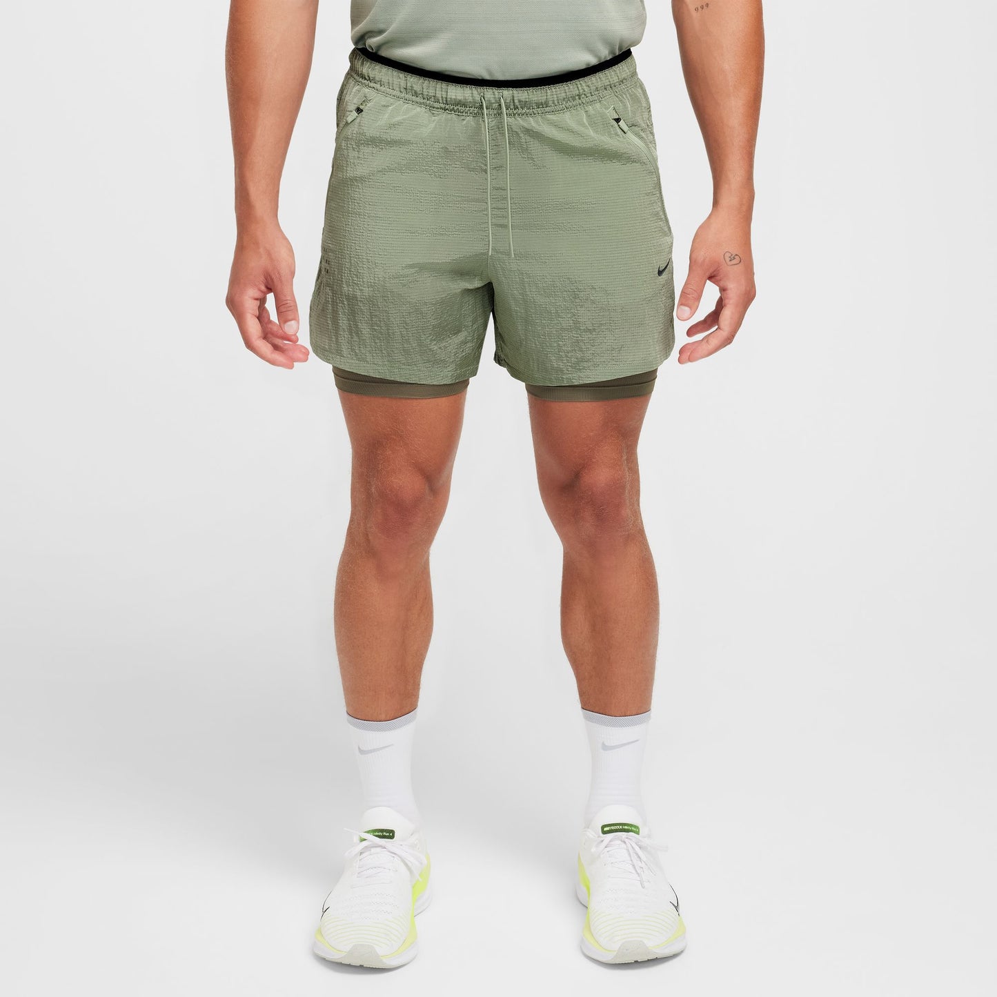 Nike Stride 5" 2 in 1 Shorts Men's - Jade Horizon