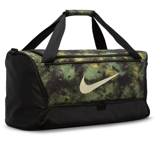 Nike Brasilia 9.5 Training Duffel Bag - Camo AOP Oil