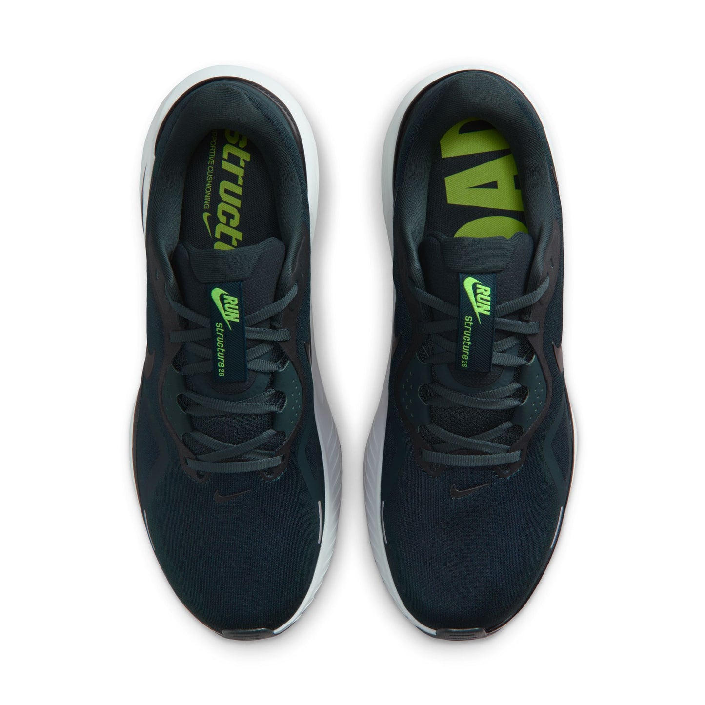 Nike Air Zoom Structure 26 Men's - Seaweed/Volt/Pure Platinum/Black
