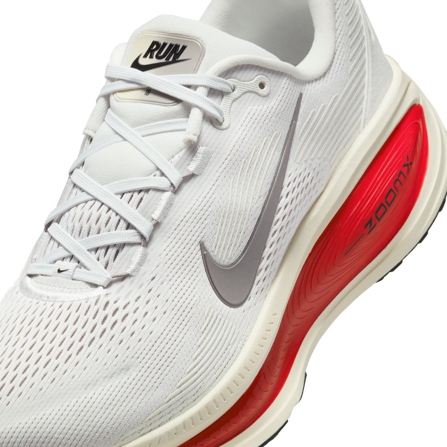 Nike Vomero 18 Men's Running Shoes - Platinum/Tint/Siren Red