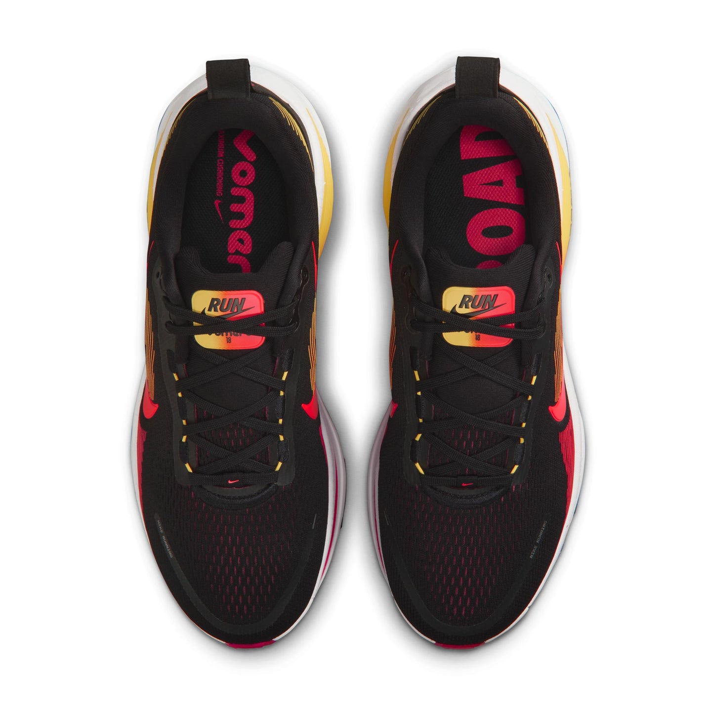 Nike Vomero 18 Men's Running Shoes -  Black/Light Crimson/Topaz Gold/Bright Crimson