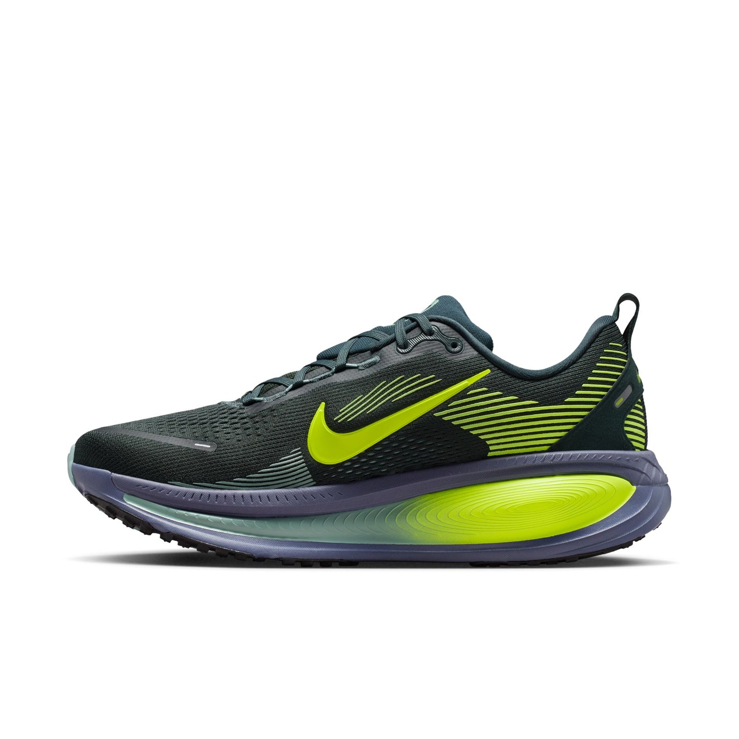 Nike Vomero 18 Men's Running Shoes - Seaweed Sanded Purple Volt