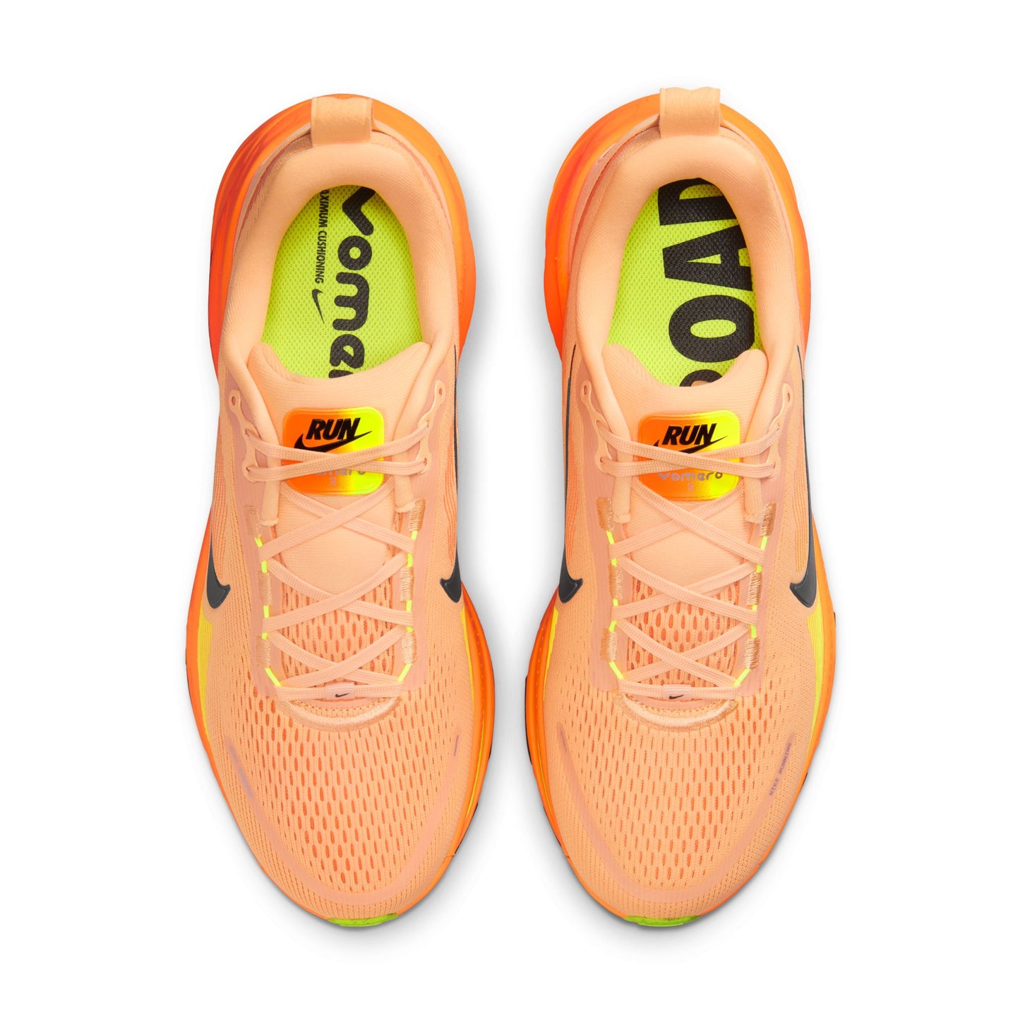 Nike Vomero 18 Men's Running Shoes - Orange/Black/Total Noir
