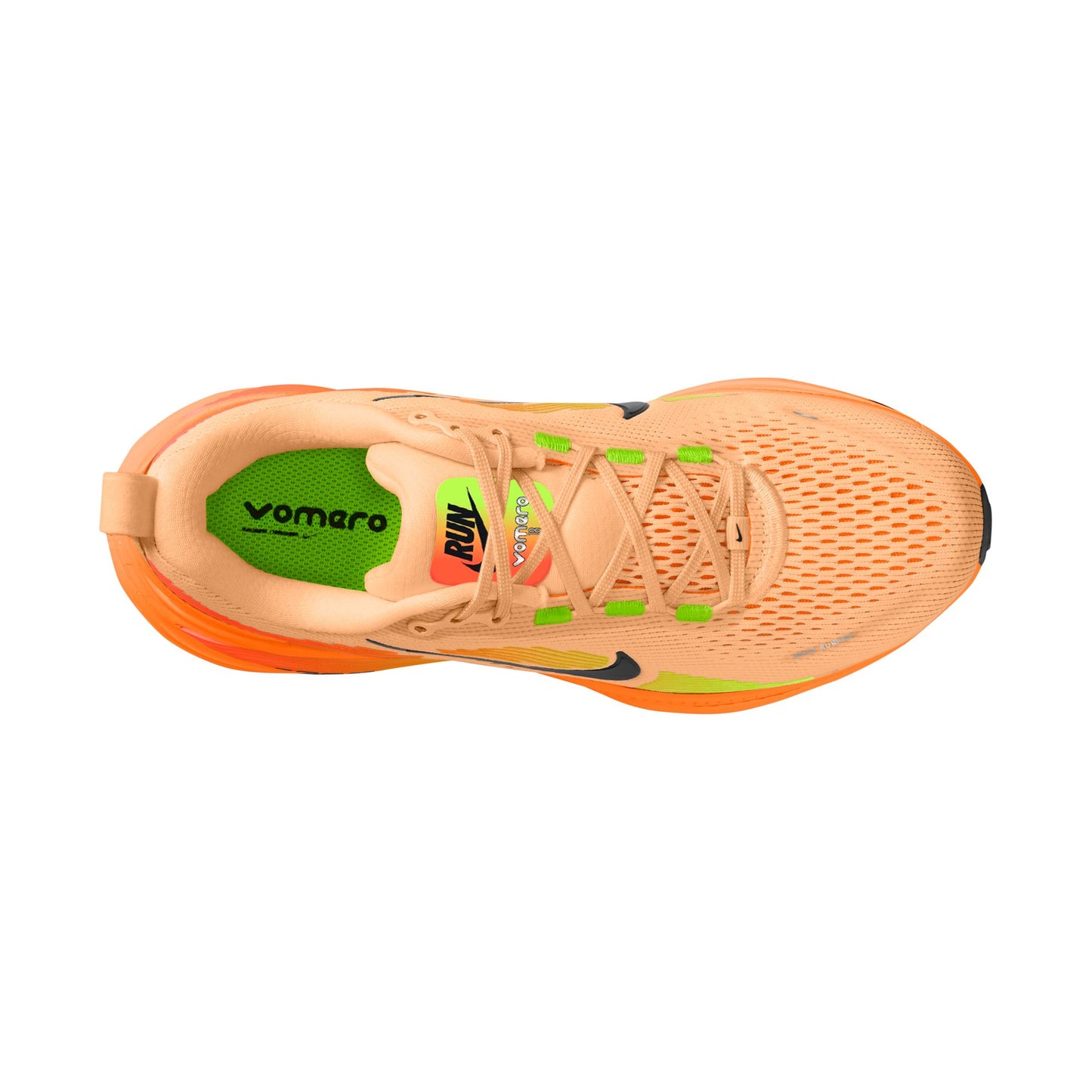 Nike Vomero 18 Men's Running Shoes - Orange/Black/Total Noir