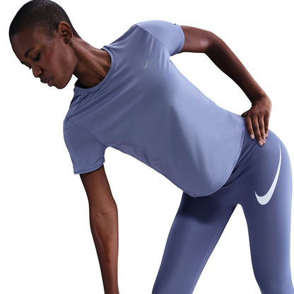 Nike Swift Dri-Fit Short Sleeve Top - World Indigo/reflective Silver