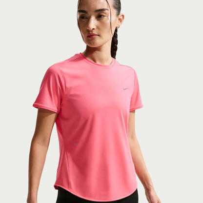 Nike Swift Dri-Fit Short Sleeve Top - Sea Coral/Reflective Silver