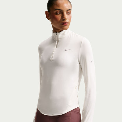 Nike Swift Women's Dri-FIT UV 1/4-Zip Running Top - Sail