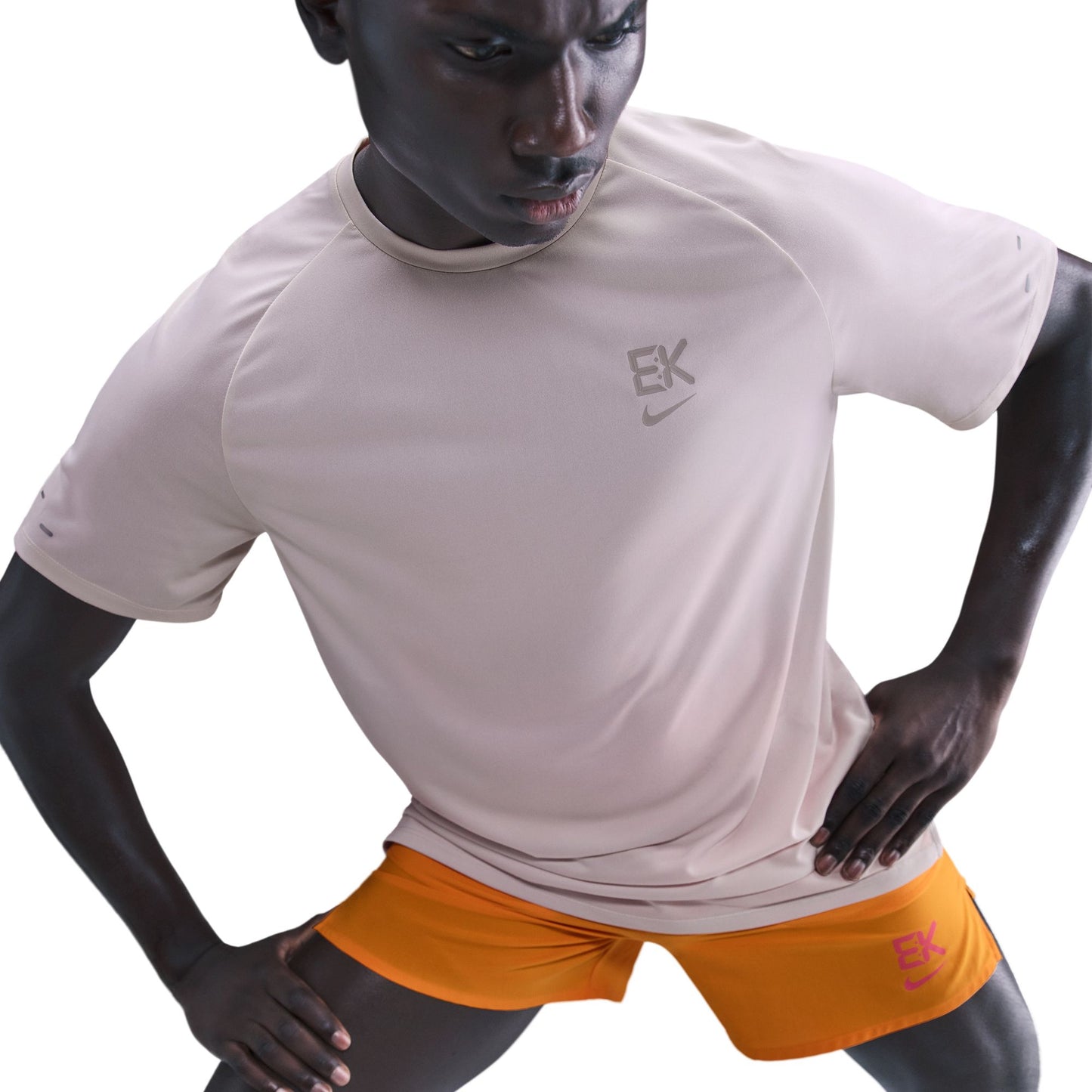 Nike Dri-Fit ADV Eliud Kipchoge Stride Short Sleeve Top - Sediment Red