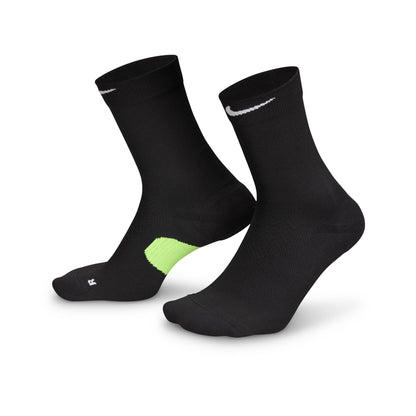 Nike Running Midweight Run Crew Socks - Black/Smoke Grey/White