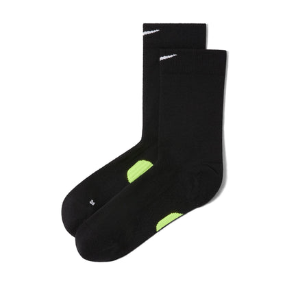 Nike Running Midweight Run Crew Socks - Black/Smoke Grey/White