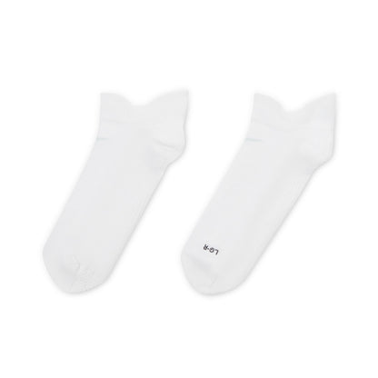Nike Running Lightweight No-Show Socks (1 Pair) - White/Black/Pure Platinum