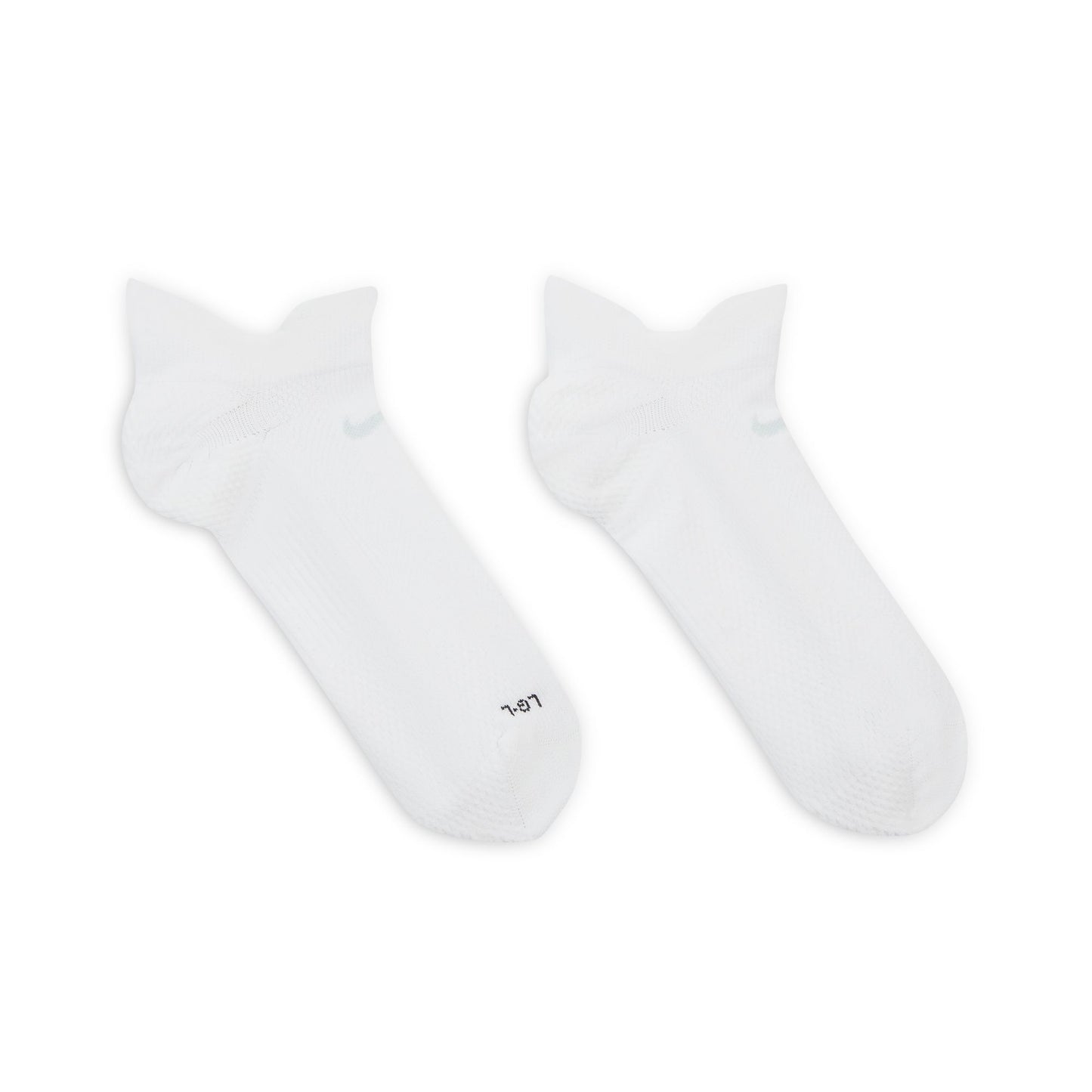 Nike Running Lightweight No-Show Socks (1 Pair) - White/Black/Pure Platinum
