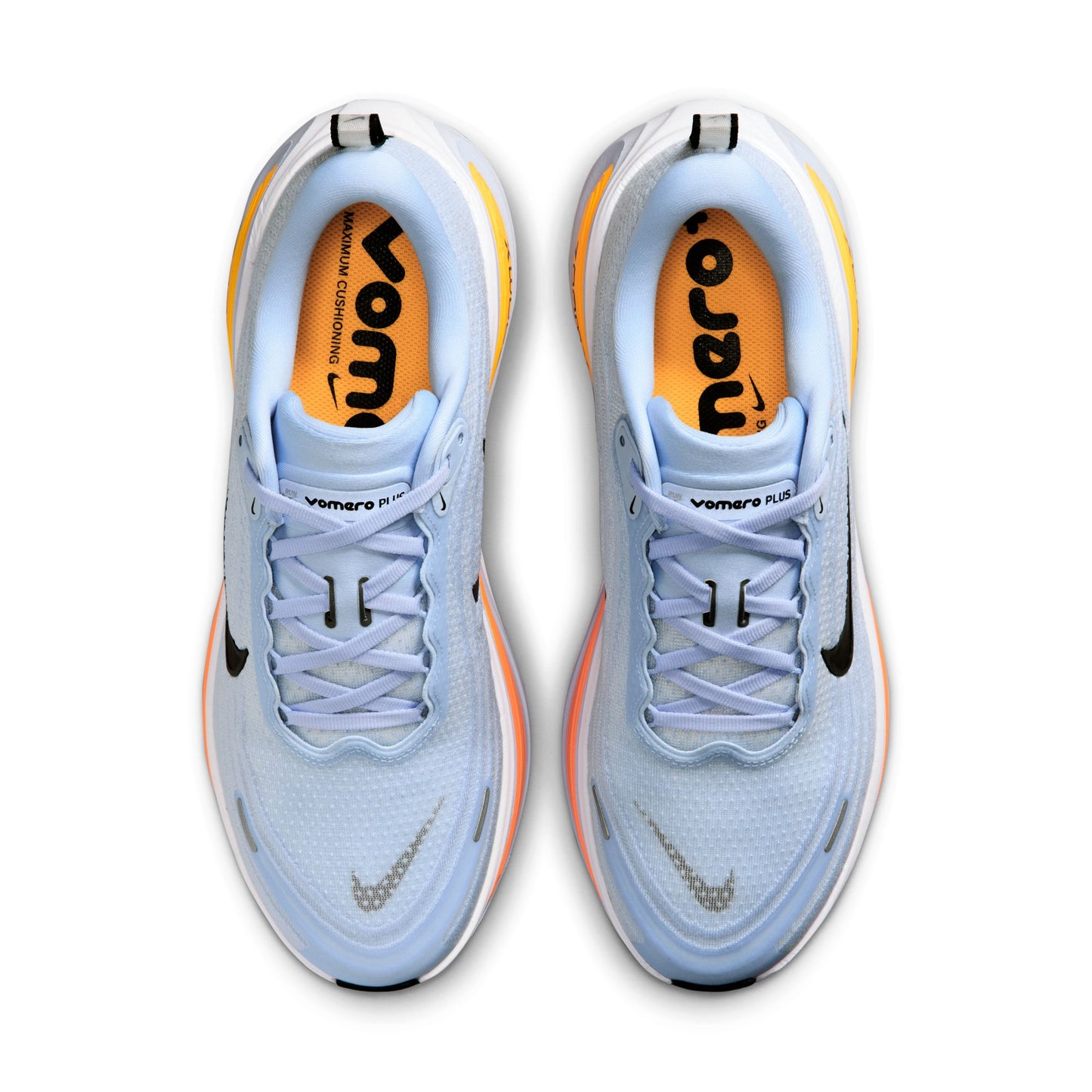 Nike Vomero Plus Men's Running Shoes - Hydrogen Blue/White/Total Orange/Black