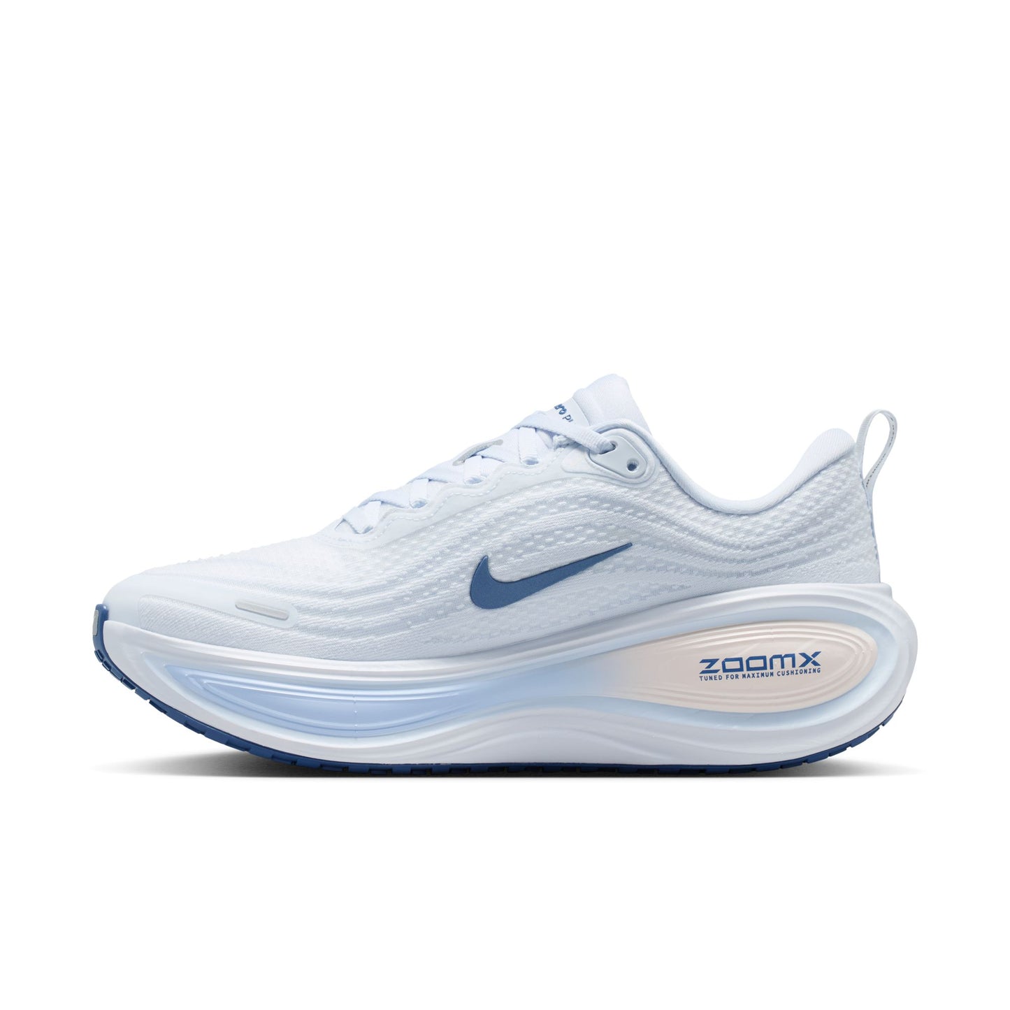 Nike Vomero Plus Women's Road Running Shoes - White/Aluminium/Football Grey/Mystic Navy