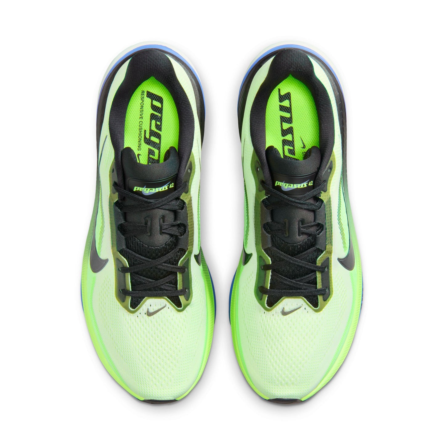 Nike Air Zoom Pegasus 42 Men's - Volt Tint/Sapphire/Lime Blast/Black Spruce