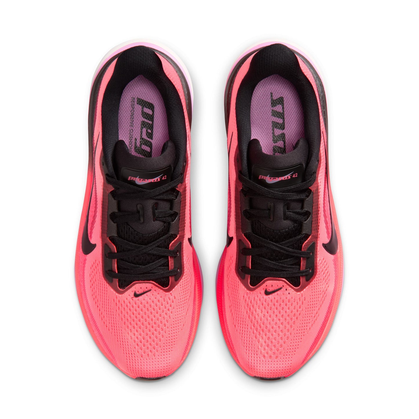 Nike Air Zoom Pegasus 42 Women's - Lava Glow/Flash Crimson/Light Magenta/Black