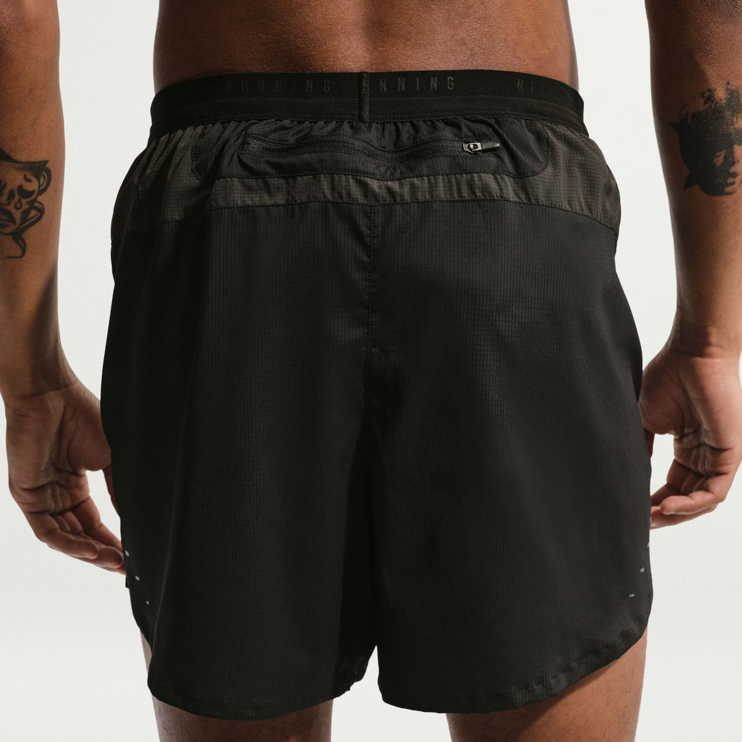 Nike Stride Plus Dri-FIT 12.5cm Brief-Lined Running Shorts Men's - Off-Noir/Black/Black