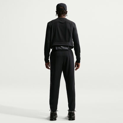 Nike Dri-FIT Miler Woven Running Trousers Men's - Black/Black