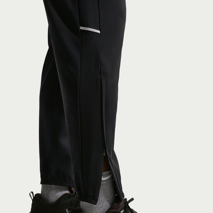 Nike Dri-FIT Miler Woven Running Trousers Men's - Black/Black