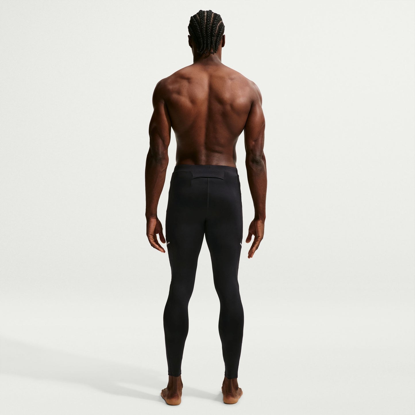 Nike Dri-FIT Miler Running Tights Men's - Black/Black