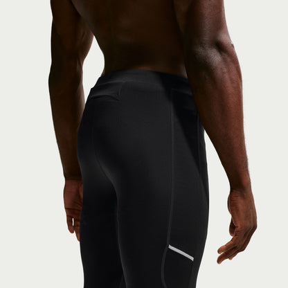 Nike Dri-FIT Miler Running Tights Men's - Black/Black