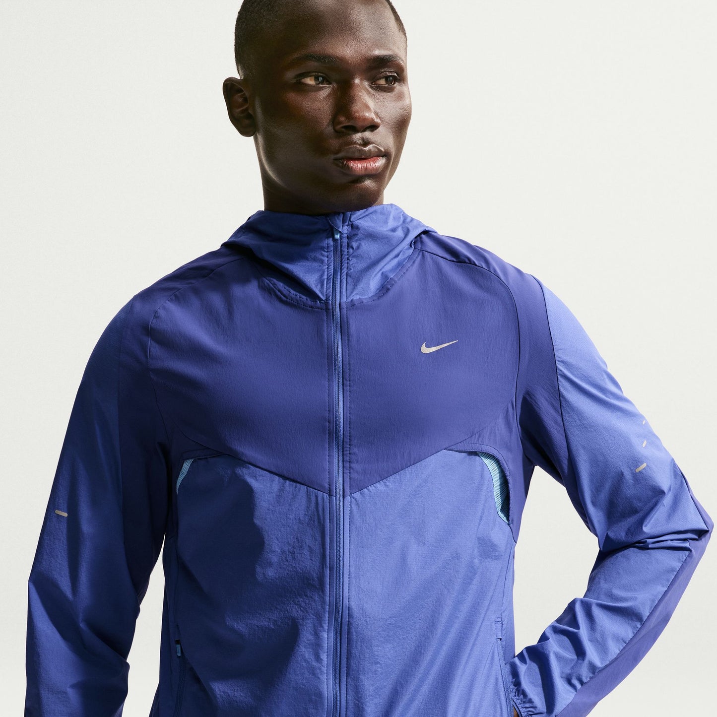 Nike Men's Stride Plus Repel Running Jacket Men's - Blue