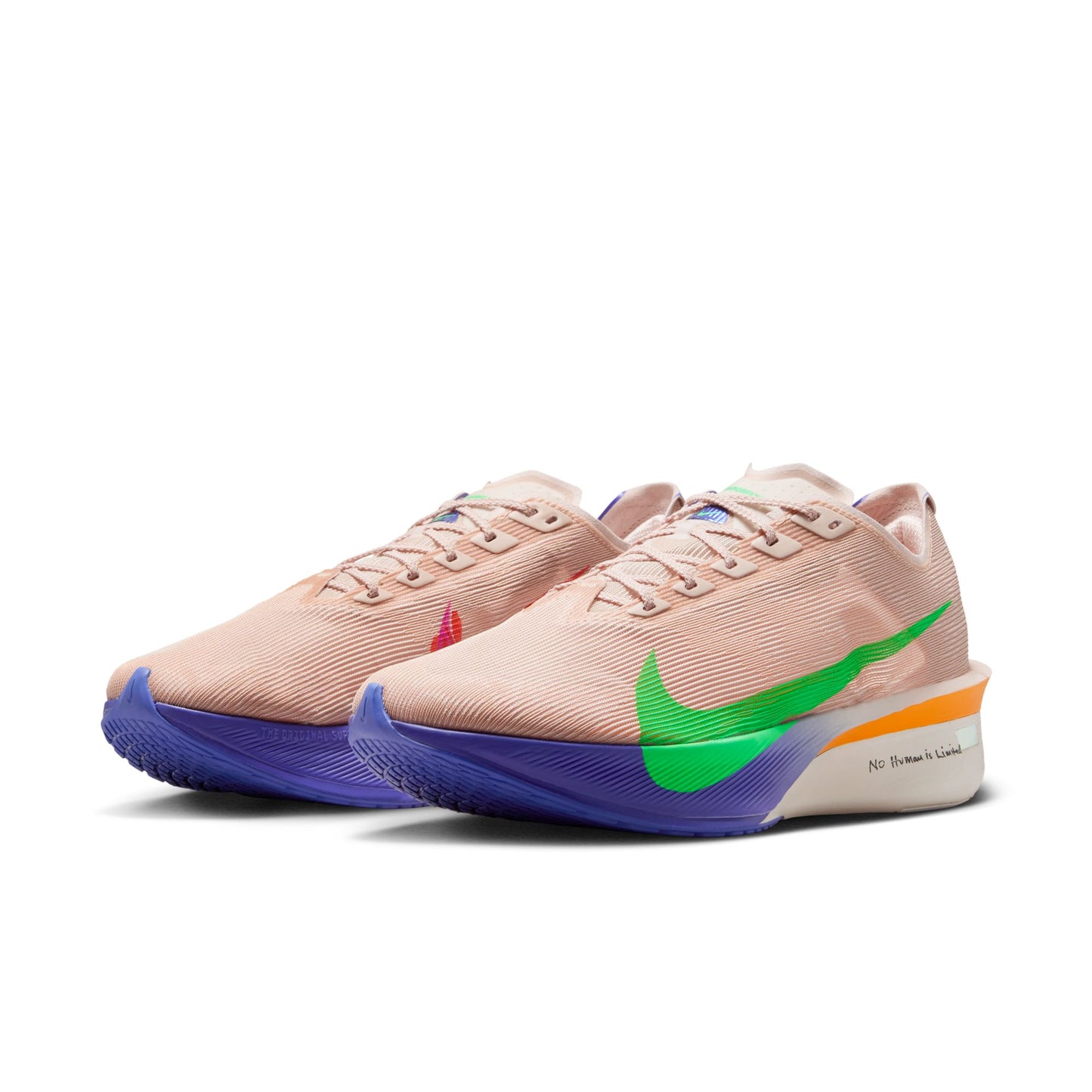 Nike Vaporfly 4 Men's - Silt Red/Fire Pink/Bright Ceramic/Green Shock