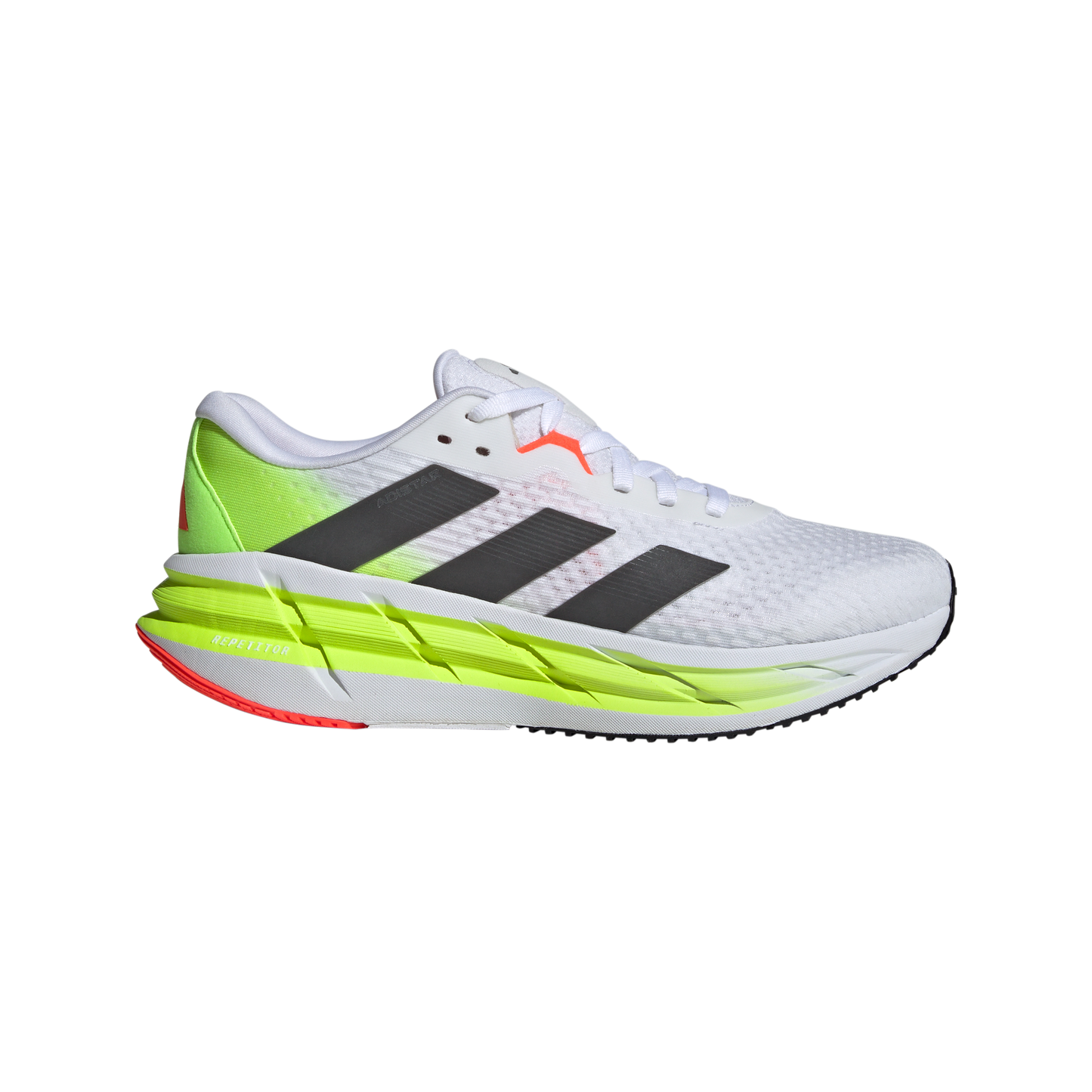 Adidas Adistar 3 Men's - Cloud White/Night Metallic/Lucid Lemon