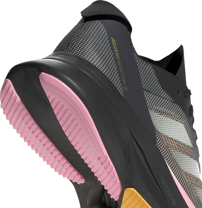 Adidas Adizero Boston 12 Women's - Black Zero Mettalic Spark